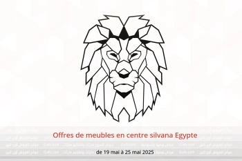 Offres de meubles en centre silvana Egypte de 19 à 25 mai
