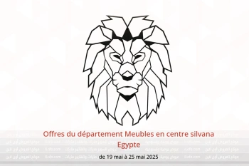 Offres du département Meubles en centre silvana Egypte de 19 à 25 mai