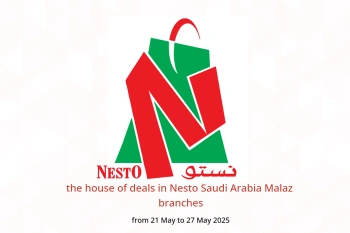 the house of deals in Nesto Malaz from 21 to 27 May