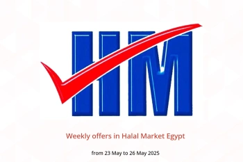 Weekly offers in Halal Market Egypt from 23 to 26 May