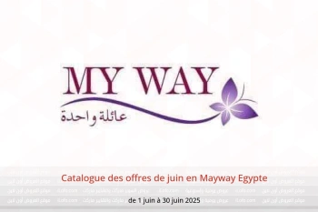 Catalogue des offres de juin en Mayway Egypte de 1 à 30 juin
