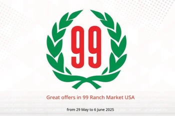 Great offers in 99 Ranch Market USA from 29 May to 6 June