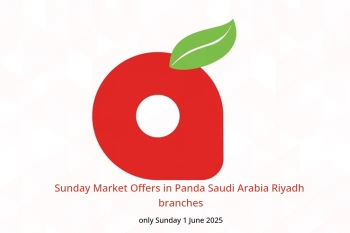 Sunday Market Offers in Panda  Riyadh  only Sunday 1 June