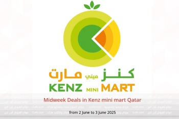 Midweek Deals in Kenz mini mart Qatar from 2 to 3 June