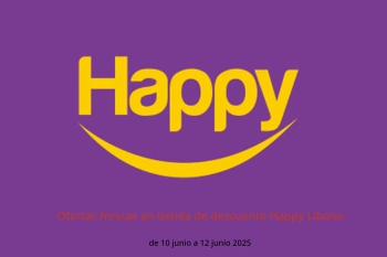 Ofertas frescas en tienda de descuento Happy Líbano de 10 a 12 junio