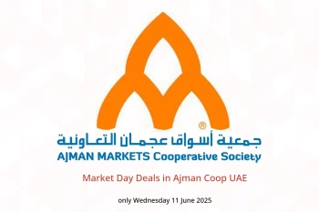 Market Day Deals in Ajman Coop UAE only Wednesday 11 June
