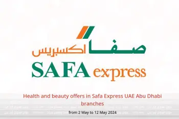 Health and beauty offers in Safa Express UAE Abu Dhabi branches from 2 to 12 May 2024