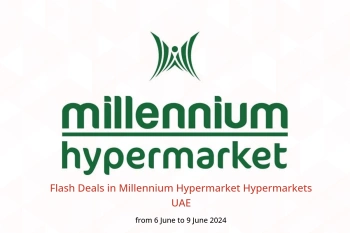 Flash Deals in Millennium Hypermarket Hypermarkets UAE from 6 to 9 June