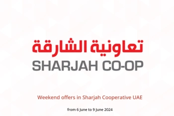 Weekend offers in Sharjah Cooperative UAE from 6 to 9 June