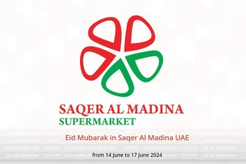 Eid Mubarak in Saqer Al Madina UAE from 14 to 17 June