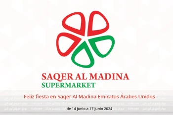 Feliz fiesta en Saqer Al Madina Emiratos Árabes Unidos de 14 a 17 junio