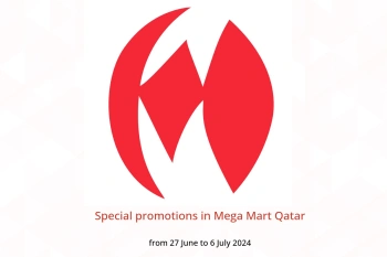 Special promotions in Mega Mart Qatar from 27 June to 6 July