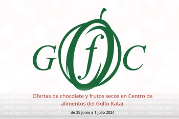 Ofertas de chocolate y frutos secos en Centro de alimentos del Golfo Katar de 25 junio a 1 julio