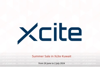 Summer Sale in Xcite Kuwait from 26 June to 2 July