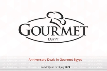 Anniversary Deals in Gourmet Egypt from 26 June to 17 July