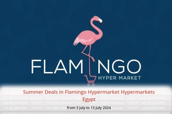 Summer Deals in Flamingo Hypermarket Hypermarkets Egypt from 3 to 13 July