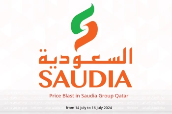 Price Blast in Saudia Group Qatar from 14 to 16 July