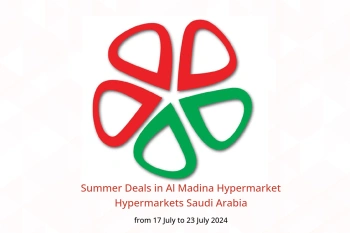 Summer Deals in Al Madina Hypermarket Hypermarkets Saudi Arabia from 17 to 23 July