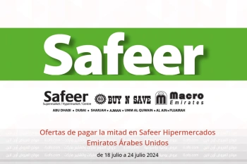 Ofertas de pagar la mitad en Safeer Hipermercados Emiratos Árabes Unidos de 18 a 24 julio