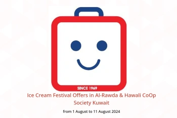 Ice Cream Festival Offers in Al-Rawda & Hawali CoOp Society Kuwait from 1 to 11 August