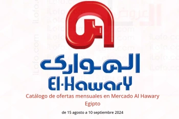 Catálogo de ofertas mensuales en Mercado Al Hawary Egipto de 15 agosto a 10 septiembre