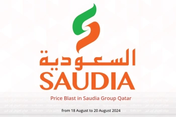 Price Blast in Saudia Group Qatar from 18 to 20 August