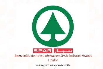 Bienvenido de nuevo ofertas en SPAR Emiratos Árabes Unidos de 29 agosto a 4 septiembre