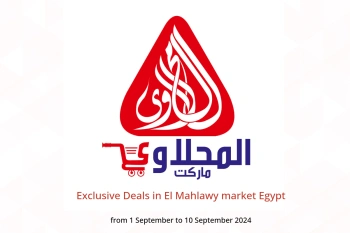 Exclusive Deals in El Mahlawy market Egypt from 1 to 10 September