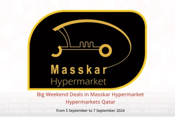 Big Weekend Deals in Masskar Hypermarket Hypermarkets Qatar from 5 to 7 September