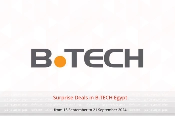 Surprise Deals in B.TECH Egypt from 15 to 21 September