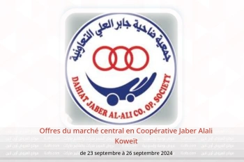 Offres du marché central en Coopérative Jaber Alali Koweït de 23 à 26 septembre