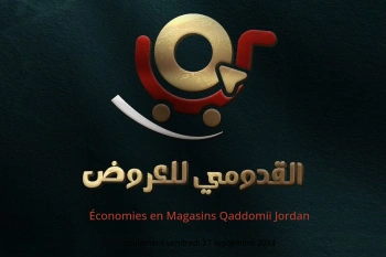 Économies en Magasins Qaddomii Jordan seulement vendredi 27 septembre