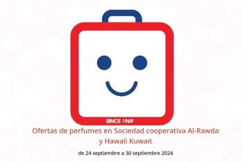 Ofertas de perfumes en Sociedad cooperativa Al-Rawda y Hawali Kuwait de 24 a 30 septiembre