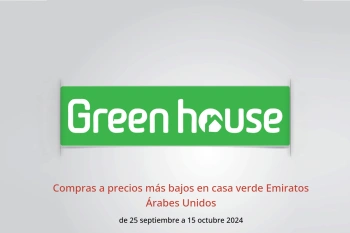 Compras a precios más bajos en casa verde Emiratos Árabes Unidos de 25 septiembre a 15 octubre