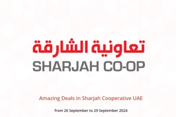 Amazing Deals in Sharjah Cooperative UAE from 26 to 29 September