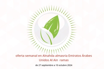 oferta semanal en Alnahda almasria  Al Ain  de 27 septiembre a 10 octubre