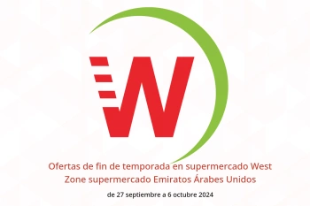 Ofertas de fin de temporada en supermercado West Zone supermercado Emiratos Árabes Unidos de 27 septiembre a 6 octubre