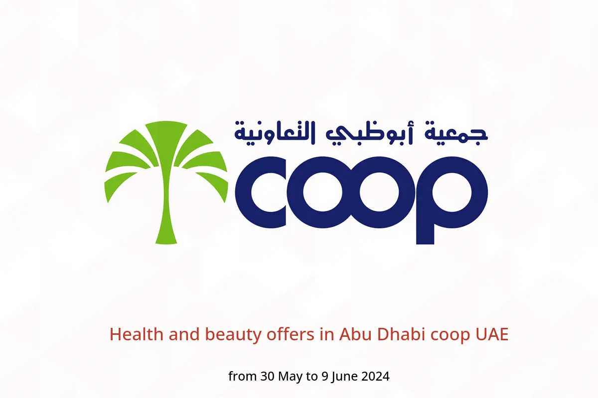 Health and beauty offers in Abu Dhabi coop UAE from 30 May to 9 June 2024