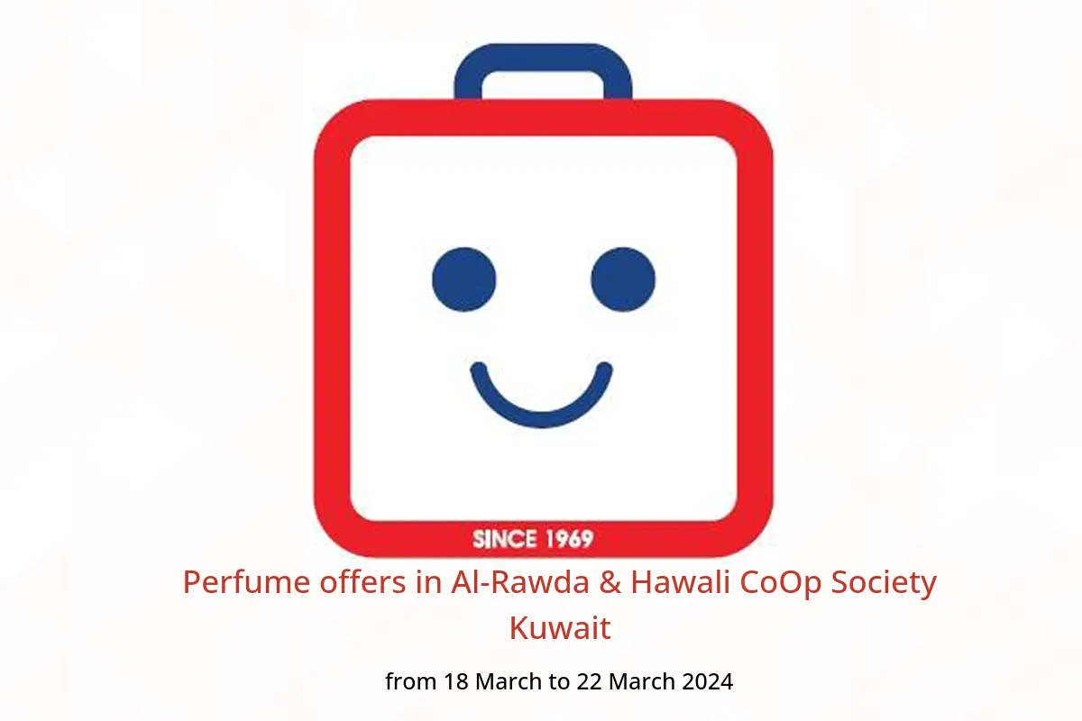 Perfume offers in Al-Rawda & Hawali CoOp Society Kuwait from 18 to 22 March 2024