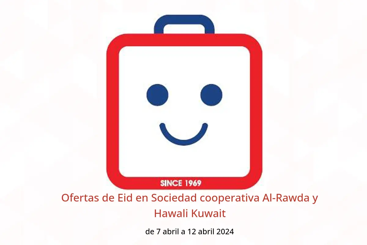 Ofertas de Eid en Sociedad cooperativa Al-Rawda y Hawali Kuwait de 7 a 12 abril 2024
