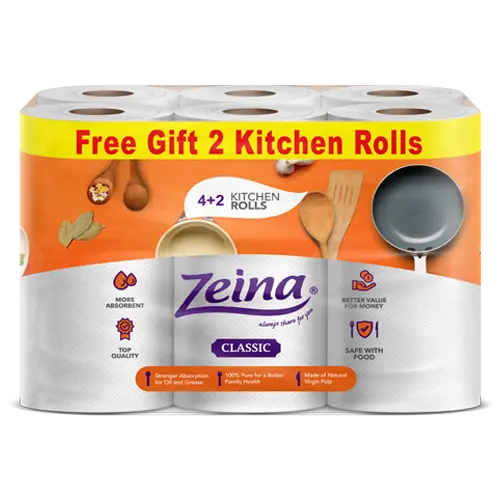 Zeina kitchen towels 6 rolls