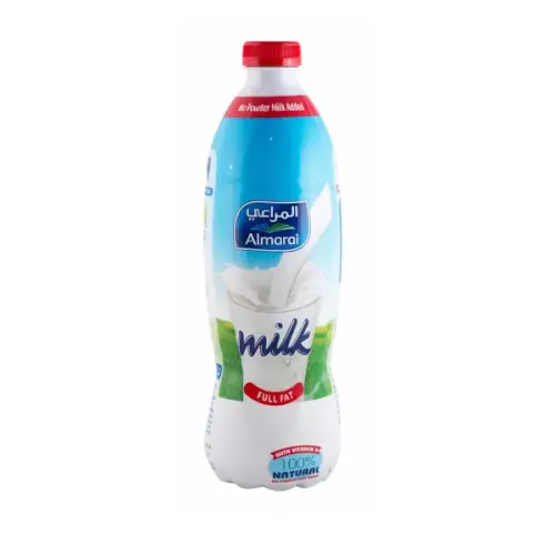 (plastic bottle) Almarai full fat milk 1 liter