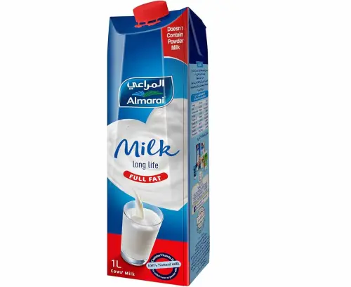 Almarai full fat milk 1 liter (packaged in carton)