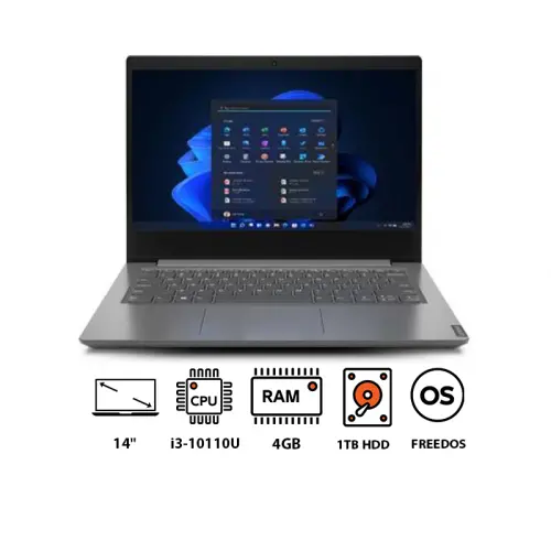 Lenovo V14 Laptop, CI5 (1035G1), 256GB SSD, 4GB RAM, 14IN-W10