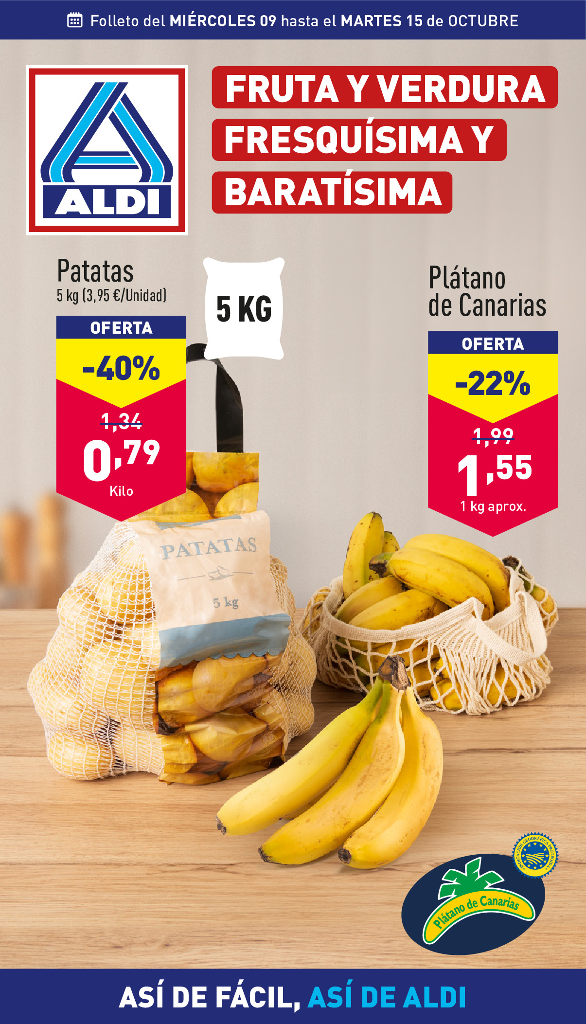 Ofertas de ALDI supermercado España de 9 a 15 octubre 2024 La manera fácil de operar