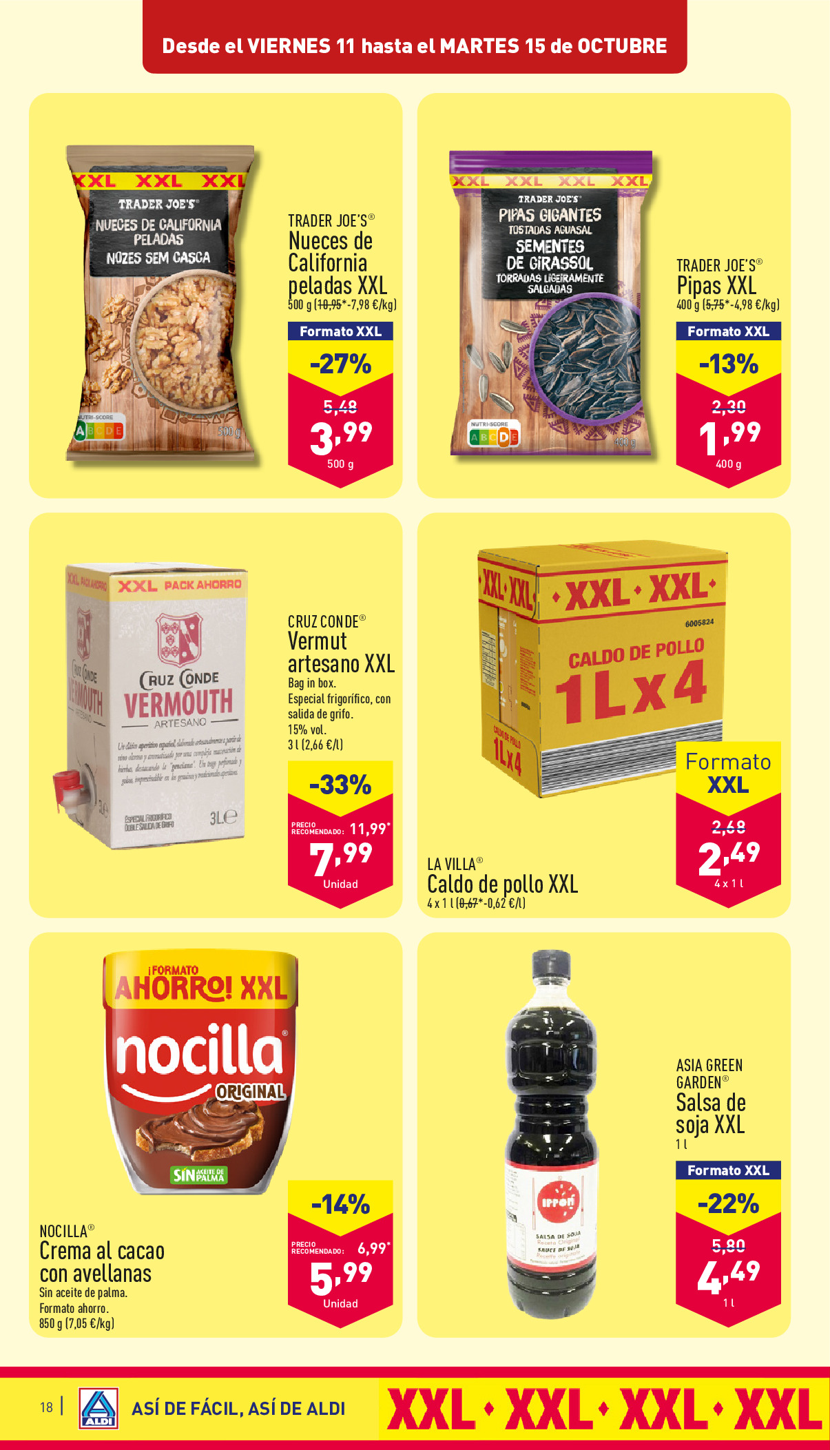 Ofertas de ALDI supermercado España de 9 a 15 octubre 2024 La manera fácil de operar