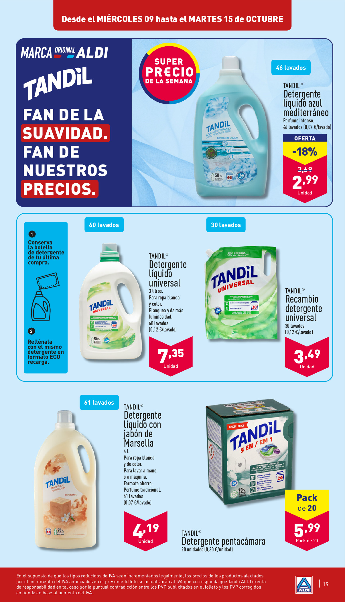 Ofertas de ALDI supermercado España de 9 a 15 octubre 2024 La manera fácil de operar