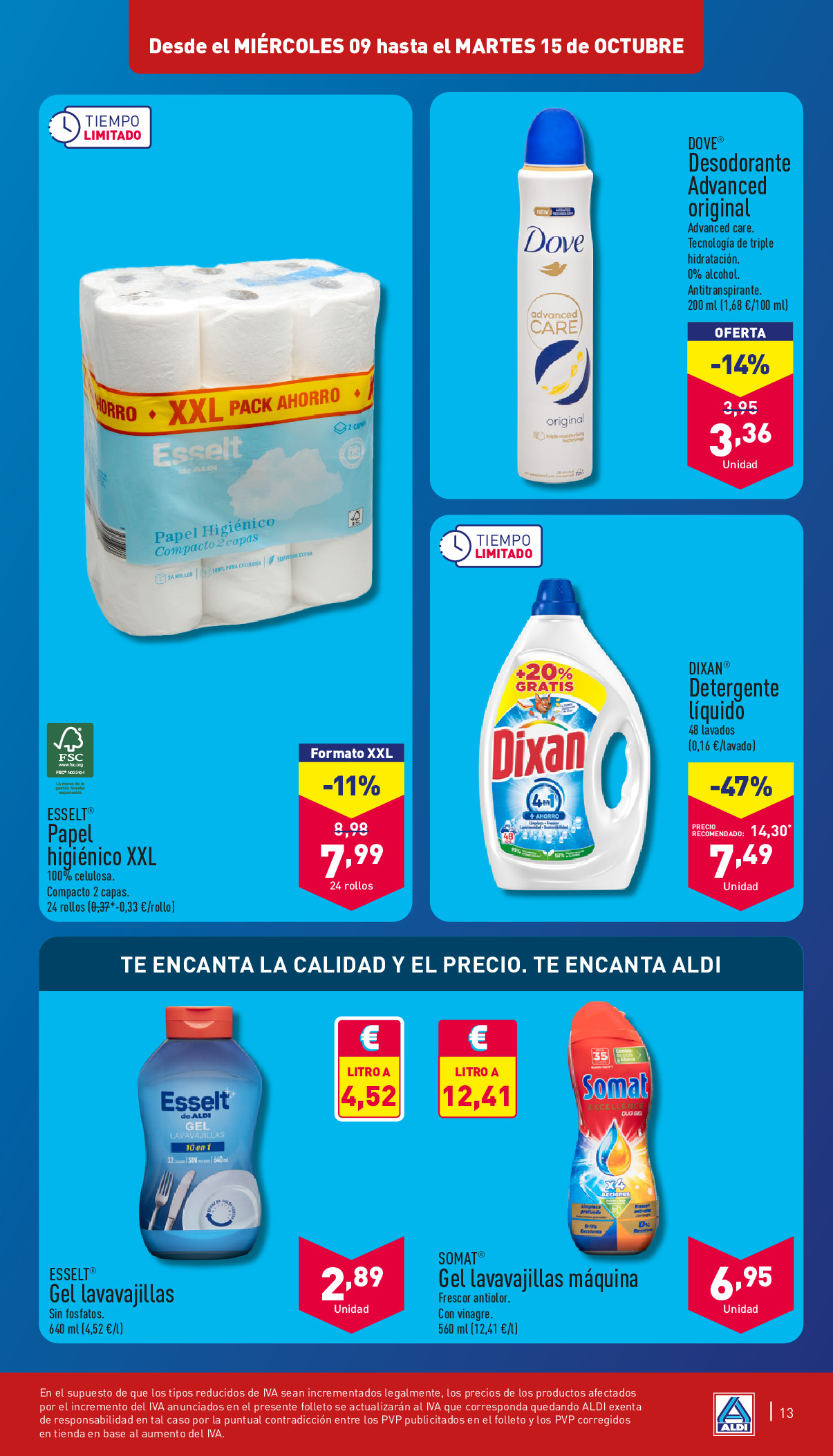 Ofertas de ALDI supermercado España de 9 a 15 octubre 2024 La manera fácil de operar