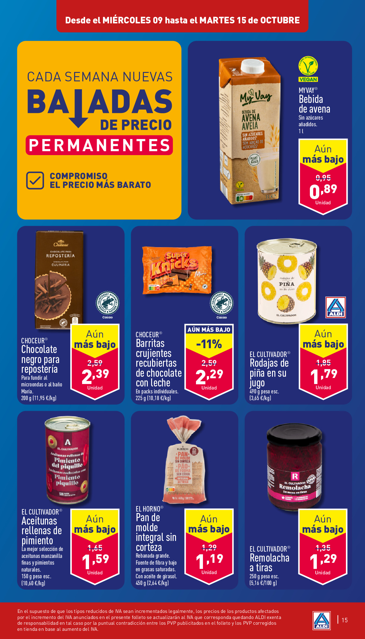 Ofertas de ALDI supermercado España de 9 a 15 octubre 2024 La manera fácil de operar
