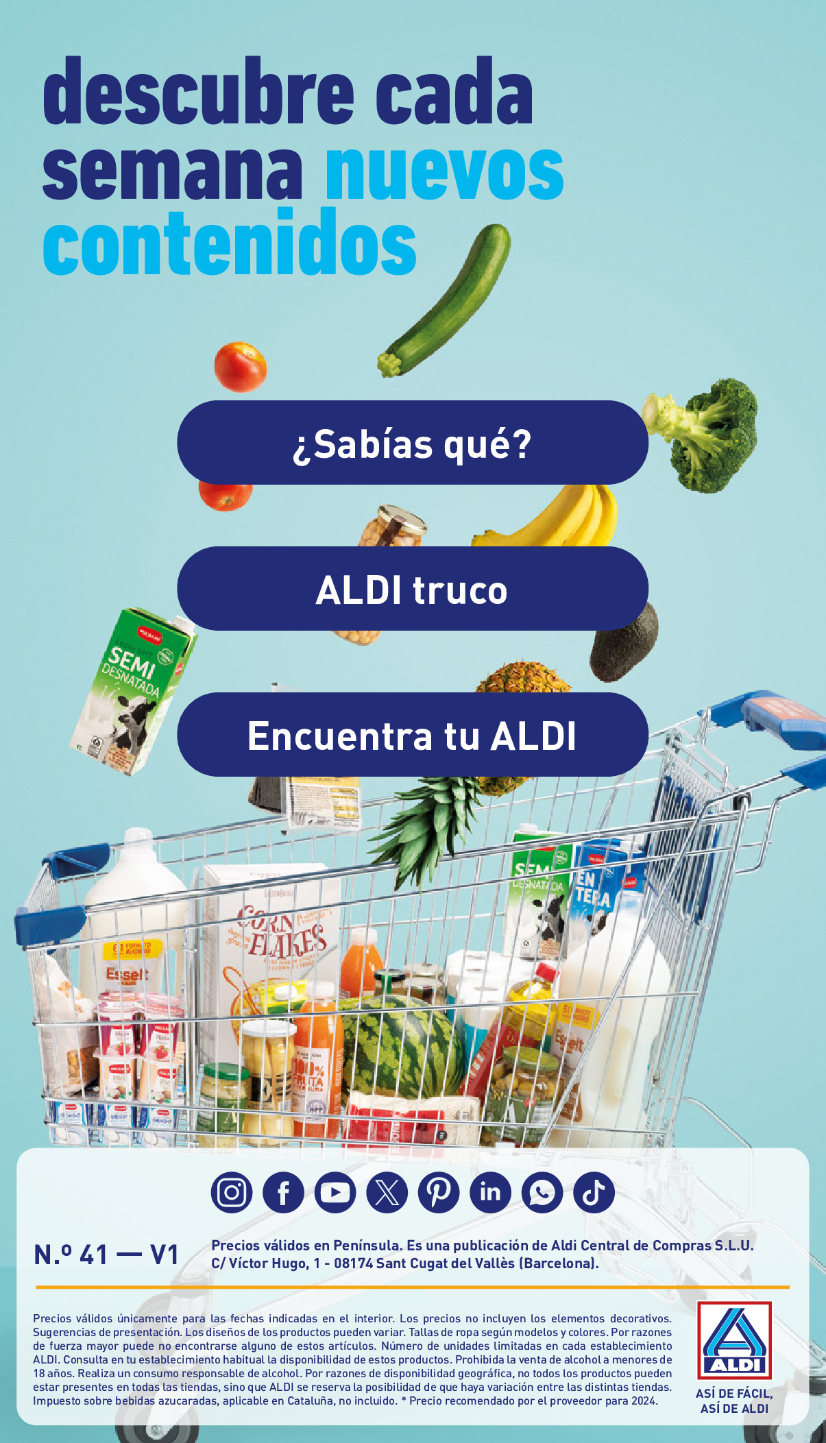 Ofertas de ALDI supermercado España de 9 a 15 octubre 2024 La manera fácil de operar